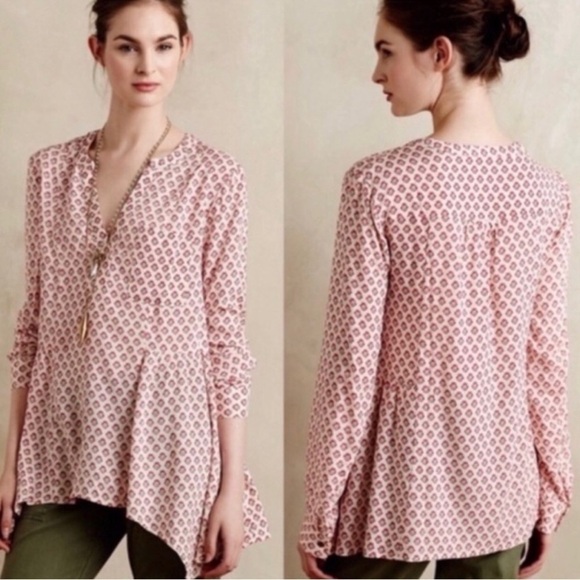 ANTHROPOLOGIE MAEVE Popover Top - Picture 1 of 6